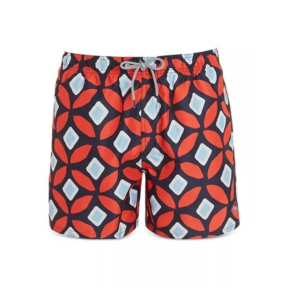 Ted Baker London Lined Print Swim Geometric Trunks Size 4 W 32 NOWT